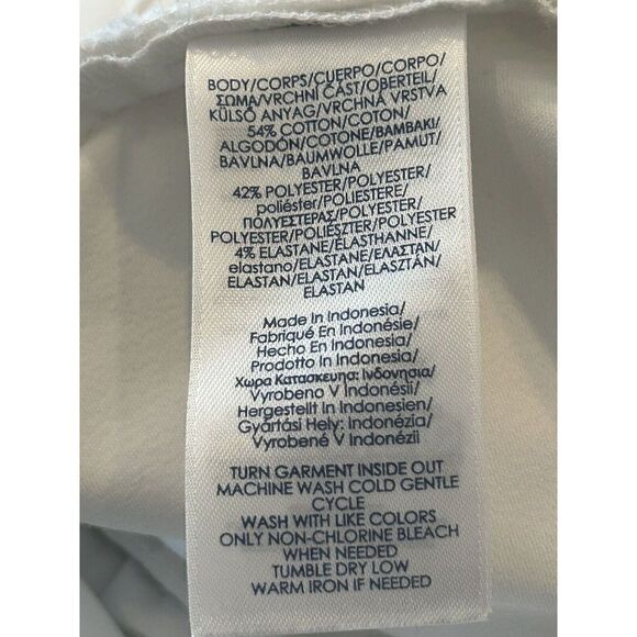 Chaps White Capris Pants Slimming Fit 16W - Picture 5 of 7